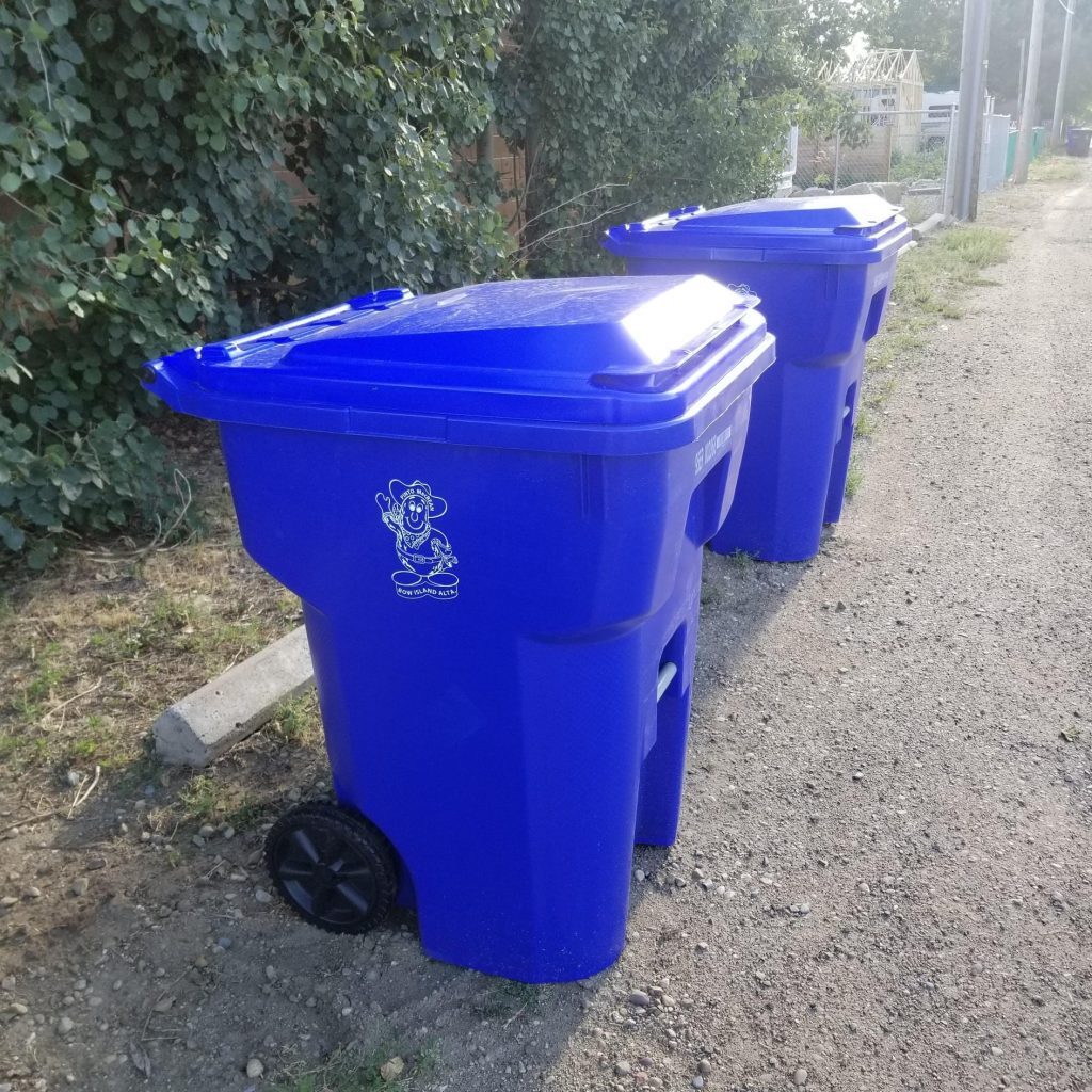Bow Island Recycling Bins from Pinto Macbean