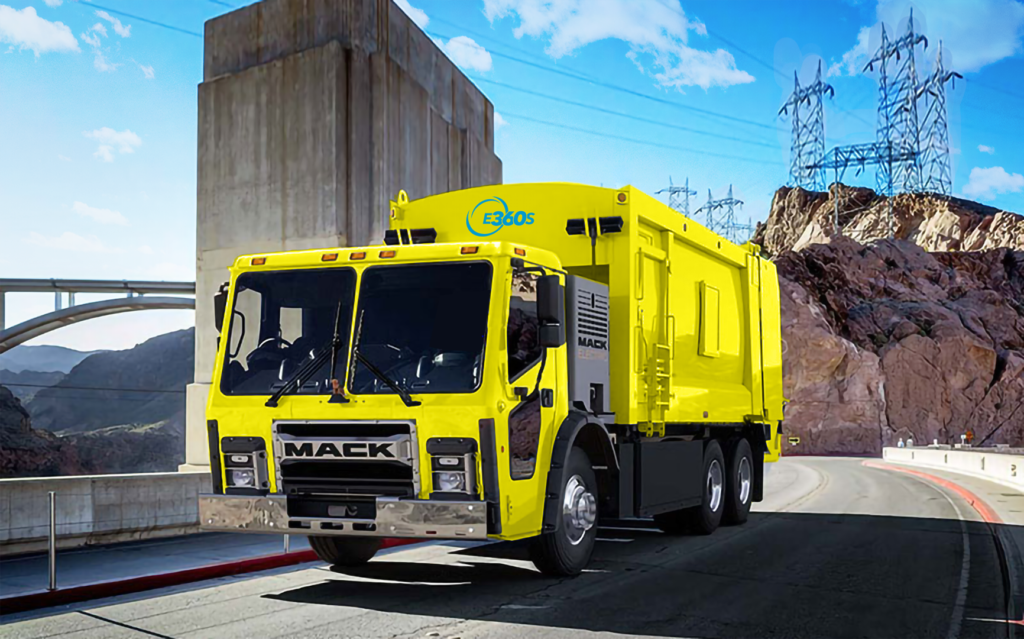 Sample Recolour of Mack LR Electric Truck